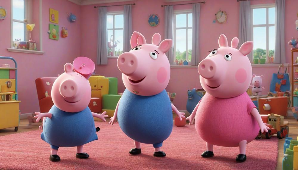 Peppa Pig Mesure-T-Il 8 Pieds De Haut -2